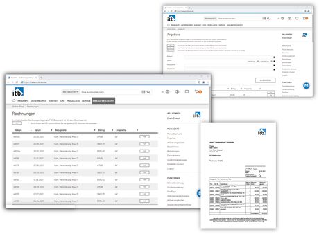 TradePro ERP Direct ist eine leistungsstarke Schnittstelle zu Dokumenten in Ihrem ERP für Ihre Kunden