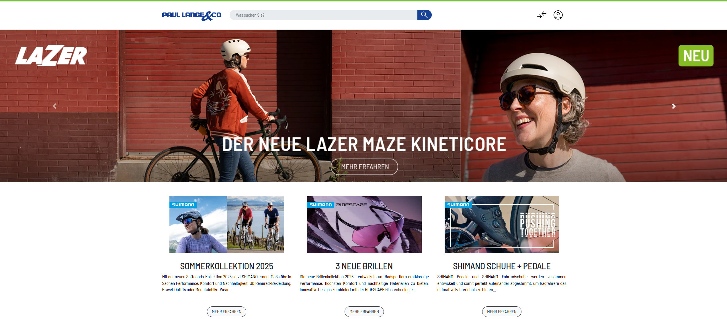 GoLive Paul Lange Shop News Teaser