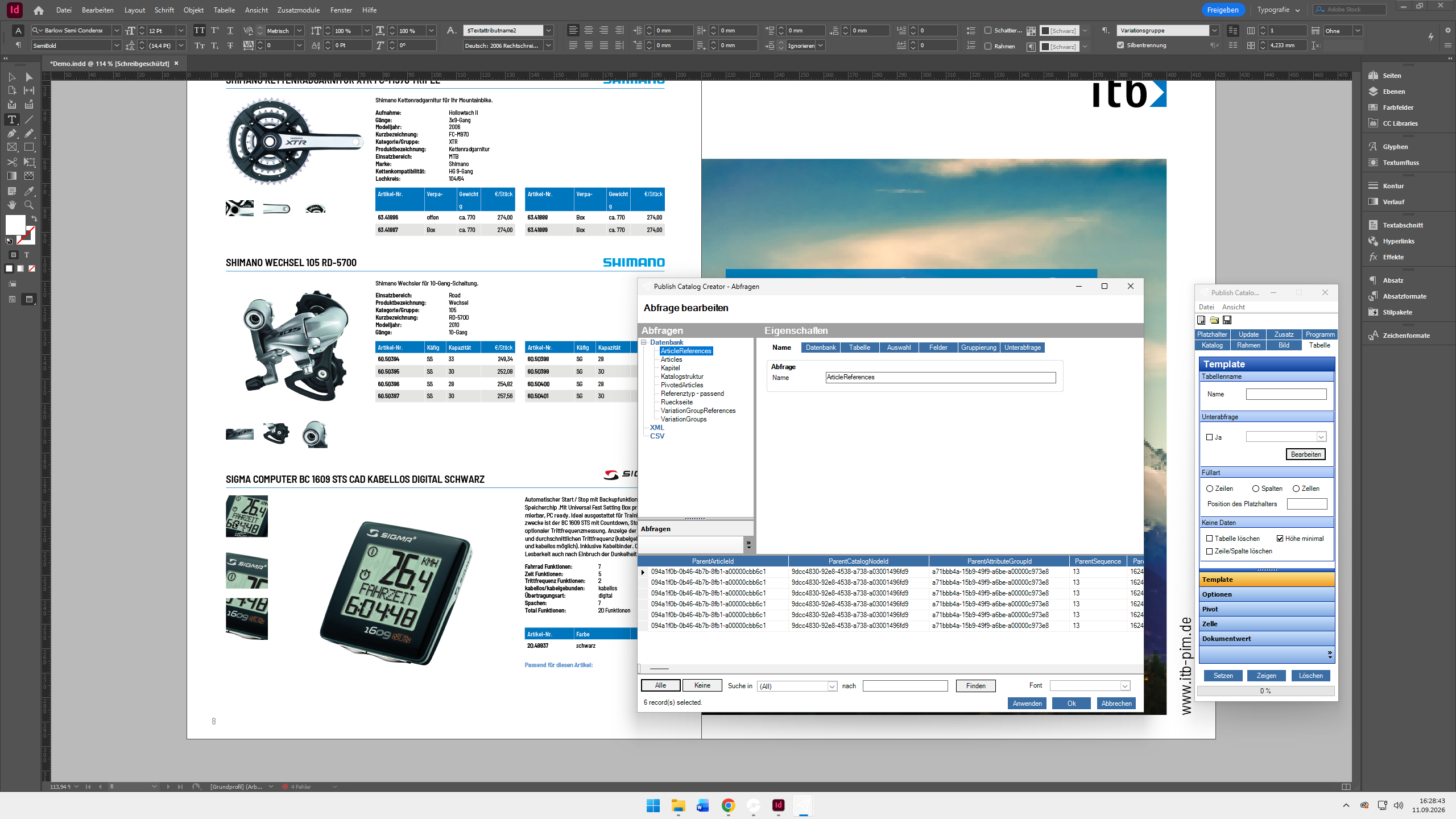MeDaPro Publish Screenshot 2