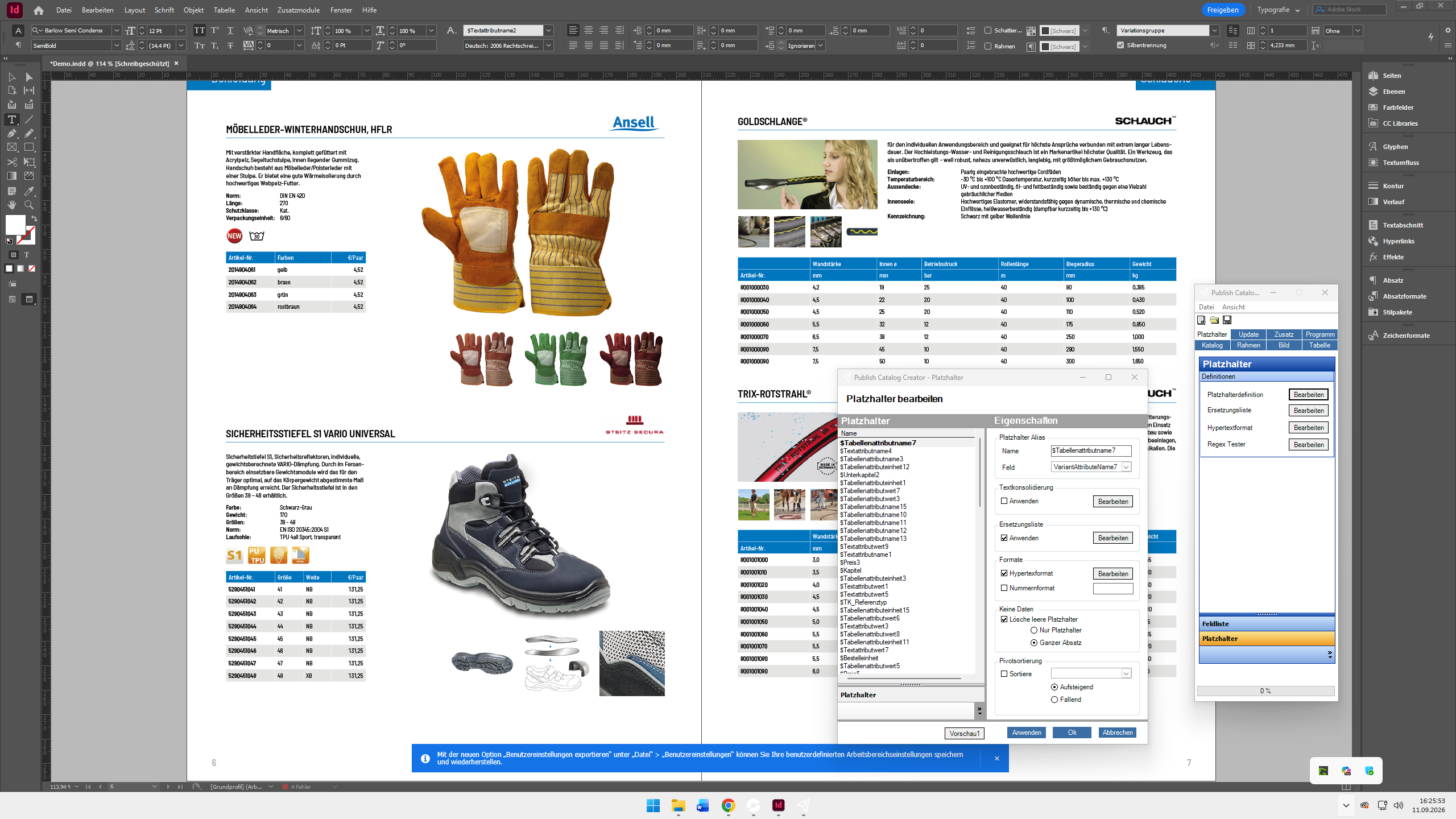 MeDaPro Publish Screenshot 1